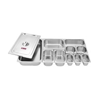 Fournitures de restauration : Plat de service en acier inoxydable / Plat Gastronorm / Bain-marie buffet / Plateau et plat de table à vapeur