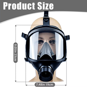Máscara de Gas NBC de Silicona de Cara Completa con Certificación CE, con Altavoz, Herramientas de Rescate de Emergencia para Escape de Incendios, Accesorio para Equipo de Extinción de Incendios - Product Image 4