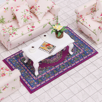 Mini jeu de nourriture 1:12 Points Ob11 maison de poupée tapis Mini modèle maison de poupée décoration de sol
