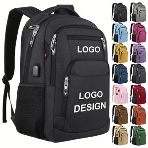 New Products Large Capacity Laptop Backpack With USB Charging Promotional Custom Laptop Bag for <b>Women</b> Waterproof Men's Backpack - Product Image 1