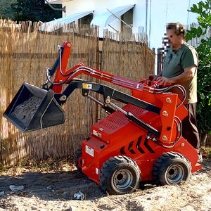 Mini-chargeuse compacte sur chenilles à moteur essence CE EPA, livraison gratuite, pour travaux de terrassement - Product Image 2