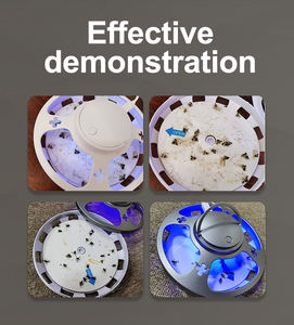 Antiparasitaire intelligent inoffensif USB électrique attirant les insectes livré avec 2 cartes adhésives piège à puces pour l'intérieur de votre maison - Product Image 5