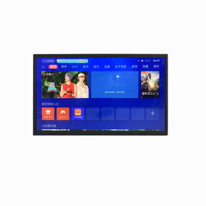 24-32 inch Roof Mount lật thông minh TV cho xe ô tô 4K LED Monitor <span class=keywords><strong>Android</strong></span> 9 1 + 8 gam điều khiển từ xa được xây dựng trong loa cho USB xe buýt Vans - Product Image 1