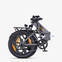 Bicicleta Eléctrica Plegable HillMiles Mile2 en Stock en la UE, Motor de 250W, Batería Grande de 13Ah, Neumáticos Gruesos de 20x3.0, Bicicleta Eléctrica para Servicio de Entrega de Comida