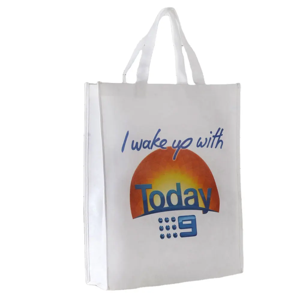 A3 Size Non Woven Custom Sublimation Blank Printed Tote Bags For Advertising