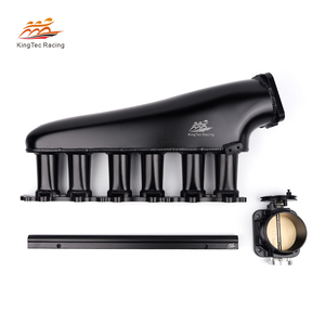 Système d'admission d'air 2JZ GTE, collecteur d'admission en aluminium, rail de carburant, corps de papillon 90mm TB Supra 2J <span class=keywords><strong>Swap</strong></span> 2JZ - Product Image 3