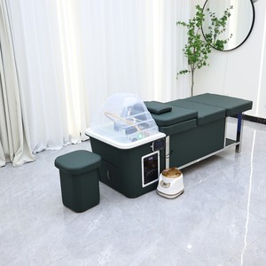 Fauteuil de lavage de cheveux Winplus, fauteuil de salon de thérapie aquatique, massage thaïlandais, spa capillaire, lit de shampooing de salon <span class=keywords><strong>sans</strong></span> raccordement à l'eau - Product Image 3