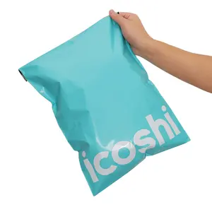 2024 कस्टम प्रिंट लिफाफा बैग लोगो पॉली मेलर व्यक्त प्लास्टिक कपड़े शिपिंग पैकेजिंग डिलीवरी मेल कूरियर बैग