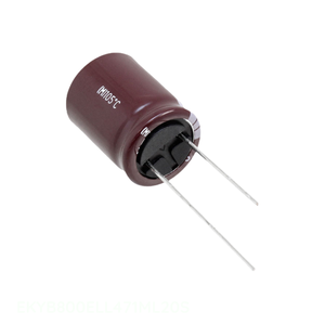 ตัวเก็บประจุแบบ Through Hole รุ่น EKYB800ELL471ML20S ความจุ 470 ไมโครฟารัด  วัสดุอะลูมิเนียม  470UF 20% 80V แบบขาเสียบ - Product Image 1
