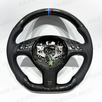 Volant de direction M Performance en fibre de carbone forgée avec LED et revêtement en daim, vente en gros directe d'usine pour BMW E46 M3