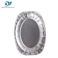 Plats de restauration rapide en papier d'aluminium pour barbecue ovale jetable de 9*6 pouces Casserole à poisson en aluminium Récipient alimentaire en papier d'aluminium