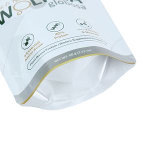 Emballage personnalisé de créatine pré-entraînement, poudre de créatine monohydratée, sachet refermable debout, 500g, 2lb, sacs en plastique - Product Image 3