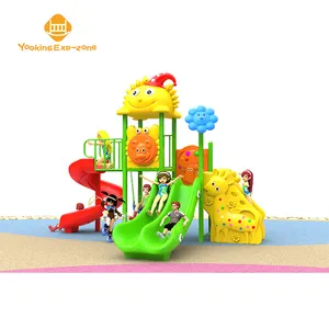 Barato preço nova chegada pvc personalizado playfield 3 em 1 para crianças ao ar livre playhouse jogo infantil