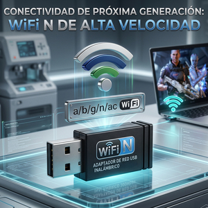 ELE-GATE อะแดปเตอร์ USB ไร้สายอินเตอร์เน็ตไร้สาย N 150Mbps สำหรับแล็ปท็อปพีซี วินโดวส์ แมค ลินุกซ์ - Product Image 2