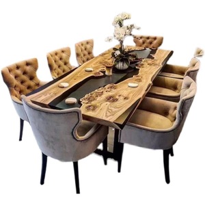 2024 <span class=keywords><strong>Promotion</strong></span> performance à coût élevé Table multifonctionnelle en bois de noyer massif Table de conférence bureau table en résine époxy - Product Image 3