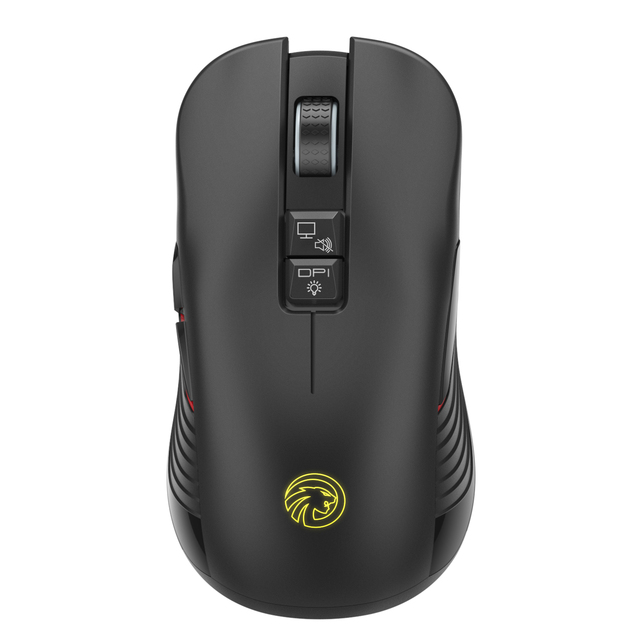 Factory Original 2.4G Ergonomic Wireless Gaming Mouse with RGB LED Backlight USB Charging Luminous Design
