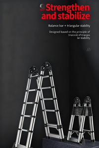 Meilleur prix en stock Échelle télescopique Échelle télescopique avec mécanisme de verrouillage sécurisé - Product Image 2