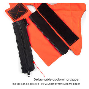 Rip Stop rompi pelindung untuk berburu, jaket anjing dengan visibilitas reflektif - Product Image 5