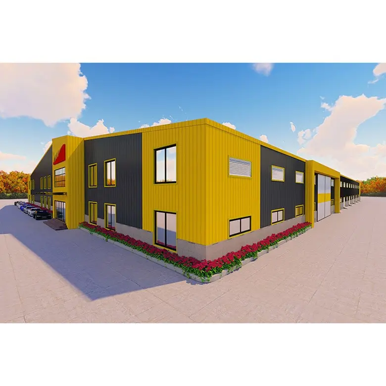 New Build Mini Buildings Factory Warehouse Drawing Building Steel Structure With Design