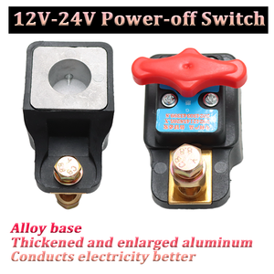 Auto 12V/24V interruttore di scollegamento batteria Auto isolatore interruzione di potenza Kill Switch per RV ATV barca Auto camion Yacht - Product Image 4