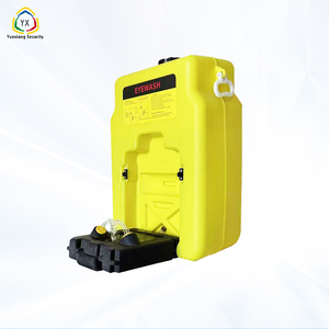 Stations de lavage oculaire d'urgence, premiers secours avec ABS polyéthylène, laboratoire, 14 gallons, 53 L, station de lavage oculaire portable murale - Product Image 2