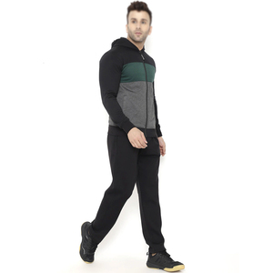Chándal deportivo negro y verde para hombre, chándal de invierno, recién llegado, conjunto de sudadera y pantalones de chándal con estampado gráfico para hombre - Product Image 4