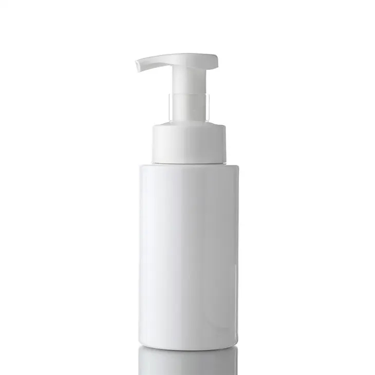 300Ml Schuimende Pomp Fles Pet Pomp Sproeier Cilinder Fles Voor Cosmetica Huidverzorging Zeefdruk Verpakking