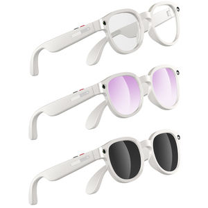 Ai Voice Assistant S1 <b>Wireless</b> Sunglasses Audio Glasses Waterproof Translator Music Play Anti-shake 1080P HD Smart Glasses - Product Image 1
