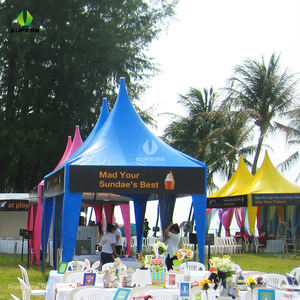 Luxe Buitenevenementen Maat Pvc + Aluminium Pagode Tent P-Serie Waterdichte Pagode Tent Piramide Tenten - Product Image 4