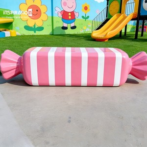 ספסל המתנה עגול חיצוני מ-FRP עם עציץ עץ מפיברגלס לקניון, לאונג', רחוב ופארק - Product Image 1