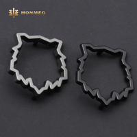Étiquette Métallique Personnalisée HONMEO pour Vêtements, Logo de Marque sur Mesure, Plaqué, en Alliage de Zinc, pour Jeans