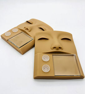 Silicone Mannequin <b>Head</b> <b>Training</b> Model for Eyelash Extension Practice False Lash Grafting - Product Image 3