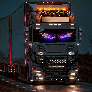 Nouvelle Arrivée Lampe LED à Matrice de Pixels Design Oeil de Démon IP67 Étanche USB 12V 5W pour Voiture Camion SUV - Product Image 3