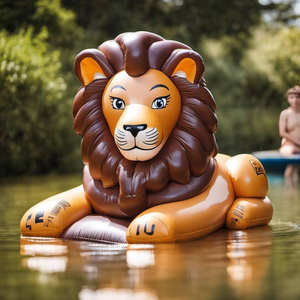 2.5m altezza <span class=keywords><strong>lupo</strong></span> gonfiabile personalizzato in una piscina animali gonfiabili PVC, <span class=keywords><strong>lupo</strong></span> gonfiabile poolride giocattolo, gonfiabile animale giocattolo - Product Image 2