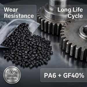 FUXI Factory Directly Optimized Low Friction PA6GF35 Granules <b>Engineering</b> <b>Plastic</b> for Precision Mechanical Gears - Product Image 1