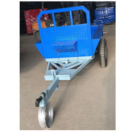 Mini remorque agricole pour agriculture, remorque pour pneus, tracteur à marche, 0,5 tonnes