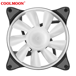 Quạt Làm Mát Không Khí COOLMOON <span class=keywords><strong>Magic</strong></span> Moon DC 12V Khẩu Độ Nhiều Lớp Yên Tĩnh 120X120X25Mm Đèn LED Màu Quạt Máy Tính - Product Image 6
