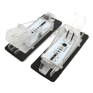 Para Dacia Duster 2010 LED luz de matrícula impermeable alto brillo 12V Actualización de coche lámpara de matrícula de repuesto - Product Image 5