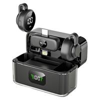 Système de microphone cravate sans fil S30 avec clip magnétique, double interface, autonomie de 30h, réduction du bruit et étui de charge pour la création de contenu
