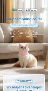 קולר חכם לאיתור חיות מחמד, עמיד למים, קולר <span class=keywords><strong>GPS</strong></span> לכלבים, כיסוי מגן מסיליקון, קולר <span class=keywords><strong>GPS</strong></span> לחיות מחמד, ללא צורך בכרטיס סים - Product Image 6