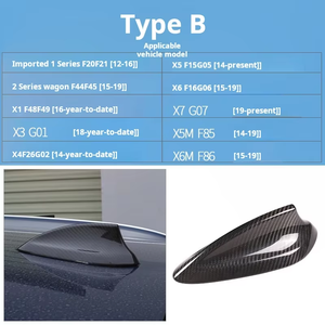 Tente de toit de voiture de luxe en fibre de carbone véritable avec <span class=keywords><strong>aileron</strong></span> de <span class=keywords><strong>requin</strong></span>, installation facile pour F30 F15 G01 F80 F82 F87 <span class=keywords><strong>E90</strong></span> E92 - Product Image 3