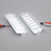 2Pcs LED Lampe de plaque d'immatriculation pour Hummer H2 2003-2007 Lampe de plaque d'immatriculation pour Cadillac Deville Seville OEM # GM15060514