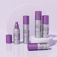 Flacon pulvérisateur cosmétique en plastique personnalisé de luxe pour animaux de compagnie 80 100 120 130 150 ml 4 onces 5 oz Flacon pulvérisateur rond à fine brume