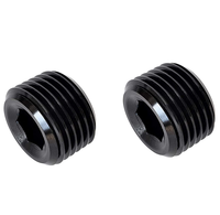 Bouchon de tuyau en acier inoxydable 304, douille hexagonale filetée BSP NPT 1/2/3, matériel industriel