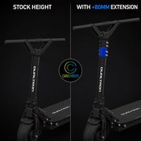 Extension de Guidon pour Trottinette Électrique Carbonrevo Dualtron, Légère, Compatible, Performance Stable et de Qualité Supérieure