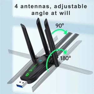 Adaptador WiFi 6 AX900 USB <span class=keywords><strong>3.0</strong></span>, BT 5.4, Doble Banda 2.4G 5G, 4 Antenas, Tarjeta de Red USB, Receptor <span class=keywords><strong>Dongle</strong></span>, Sin Controlador, Compatible con Win 10/11 - Product Image 5