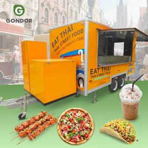 Carrito de Comida Móvil con Cocina Completa para Barbería, Panadería, Heladería, en Venta - Product Image 1