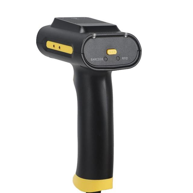 Pro UHF RFID Handheld Scanner 2D Barcode Reader Wireless ABS Android 10 for 5.0 Long Range Portable Settlement Machine