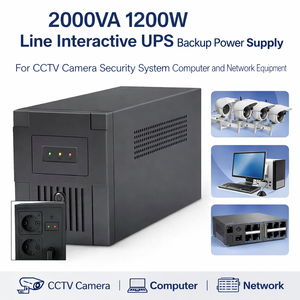 Sistema de Alimentación Ininterrumpida (<span class=keywords><strong>UPS</strong></span>) de Onda Sinusoidal Modificada de 1000VA para Router WiFi y Electrodomésticos - Product Image 2