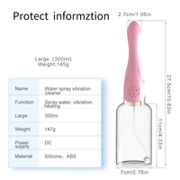 Nouveaux outils de nettoyage hygiénique à vibration électrique et pulvérisation d'eau, produits de soins féminins, nettoyeur vaginal, douche vaginale, irrigateur vaginal